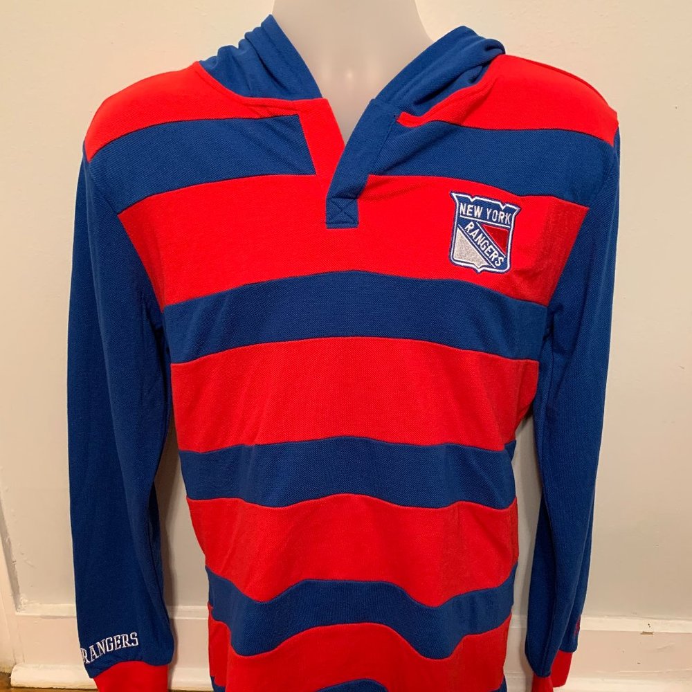New York Rangers Striped Hoodie